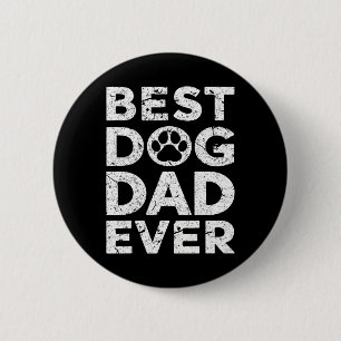 Vintager Tag des besten Hundes-Vaters je Vatertag Button
