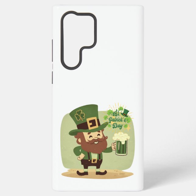 Vintager Tag des heiligen Patrick Samsung Galaxy Hülle (Rückseite)