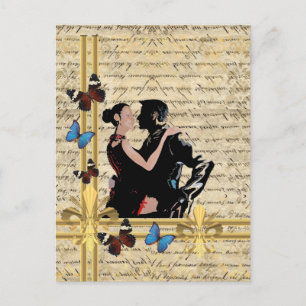 Vintager Tango Postkarte