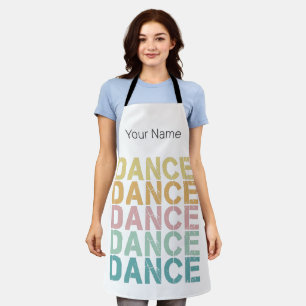 Vintager Tanz für Retro Disco Schürze