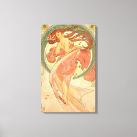 Vintager Tanz von Alphonse Mucha