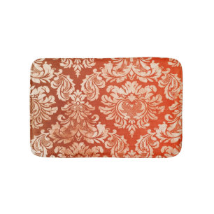 Vintager Tapetenmit blumenhintergrund Badematte