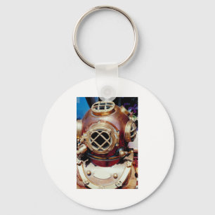 Vintager Tauchhelm Schlüsselanhänger