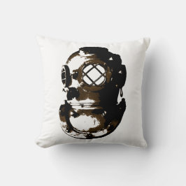 Vintager Tauchhelm Scuba Strand Unikate Unterhaltu Kissen