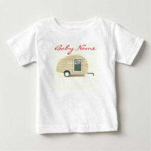 Vintager Teardrop-Anhänger Sinti und Roma Baby T-shirt