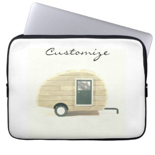 Vintager Teardrop-Anhänger Sinti und Roma Laptopschutzhülle
