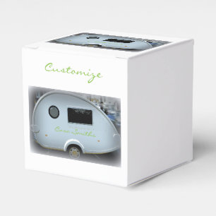Vintager Teardropanhängerwohnwagen Thunder_Cove Geschenkschachtel