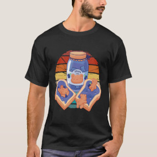 Vintager Teddy Jam Jar und Toasts Teddy Cu T-Shirt
