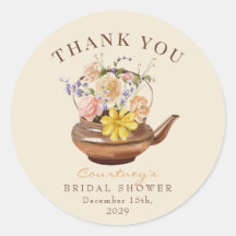 Vintager Tee | Floral Brautparty Gefallen