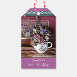 Vintager Teekessel Danke, dass Sie die Tags beisei Geschenkanhänger