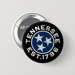 Vintager Tennessee Button