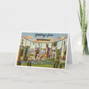 Vintager Tennessee Karte