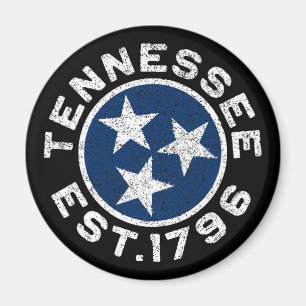 Vintager Tennessee Magnet