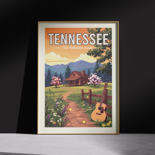 Vintager Tennessee Poster (Von Creator hochgeladen)