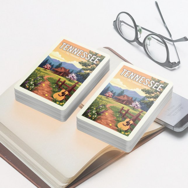 Vintager Tennessee Spielkarten (Von Creator hochgeladen)