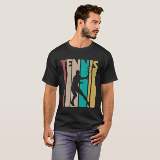 Vintager Tennis-Geschenk-Entwurf für Mann-u. T-Shirt