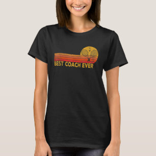 Vintager Tennistrainer Bester Coach je Retro 1 T-Shirt