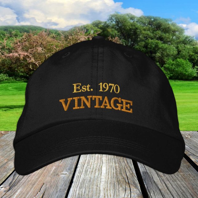 VINTAGER Test. 19xx bestickte Baseballkappe /b'day (Von Creator hochgeladen)