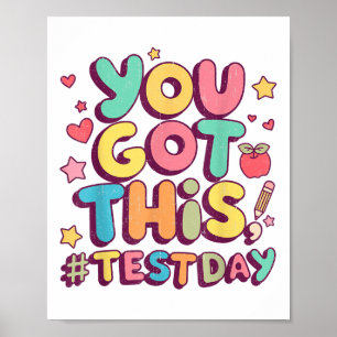 Vintager Testtag, an dem Sie diesen Testtag Got ha Poster