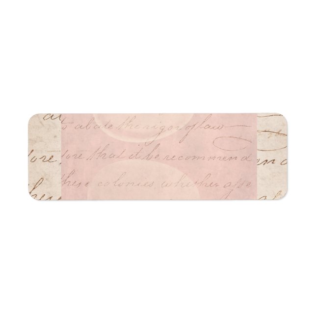 Vintager Text: Koloniales Skriptpapier (Vorne)