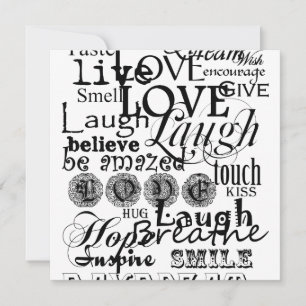 Vintager Text Lebensberatung Apparel and Gifts Hinweiskarte