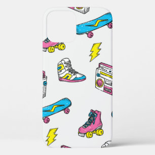 Vintager Themenhintergrund mit Sneakers Radio Skat Case-Mate iPhone Hülle