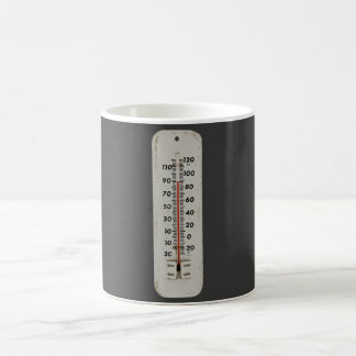 Vintager Thermometer Kaffeetasse