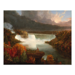 Vintager Thomas Cole Fernsicht auf die Niagarafäll Fotodruck