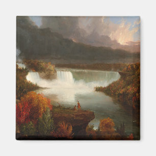 Vintager Thomas Cole Fernsicht auf die Niagarafäll Magnet