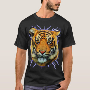 Vintager Tiger-Blitz der 90er Jahre T-Shirt