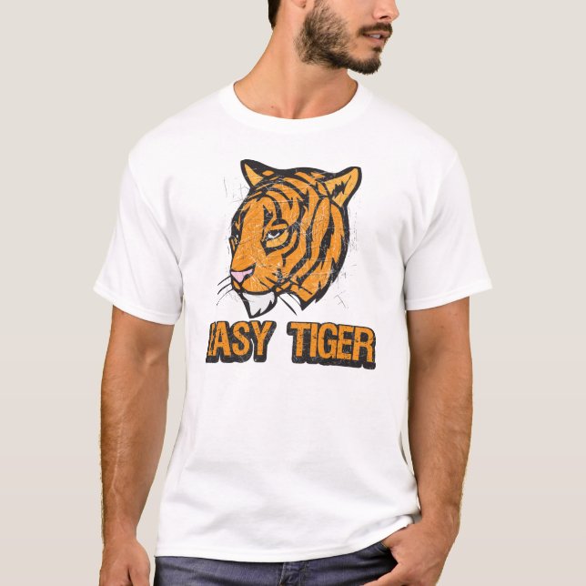 Vintager Tiger T-Shirt (Vorderseite)