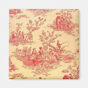 Vintager Toile Tapeten-Magnet Magnet