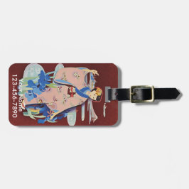 Vintager Tokto Japan Travel Custom Luggage Tag Gepäckanhänger