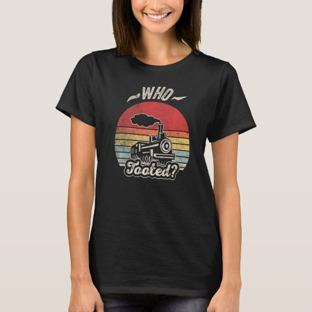 Vintager Tooot-Zugmodellbauer T-Shirt (Vorderseite)
