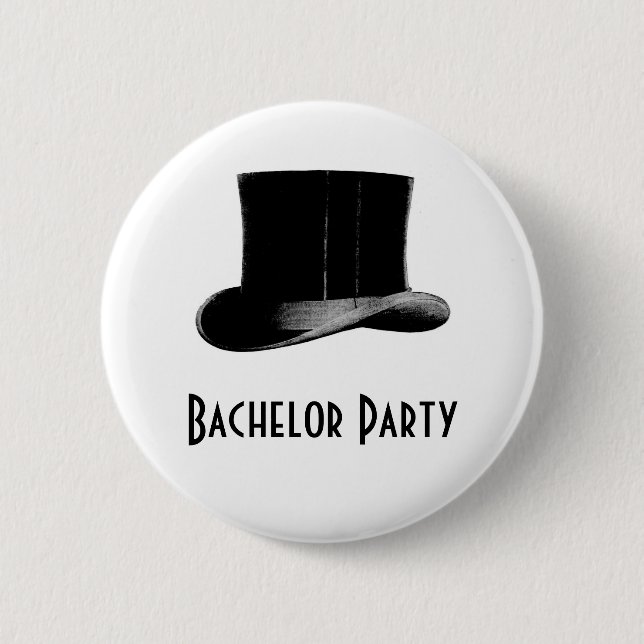 Vintager Top-Hat Button (Vorderseite)