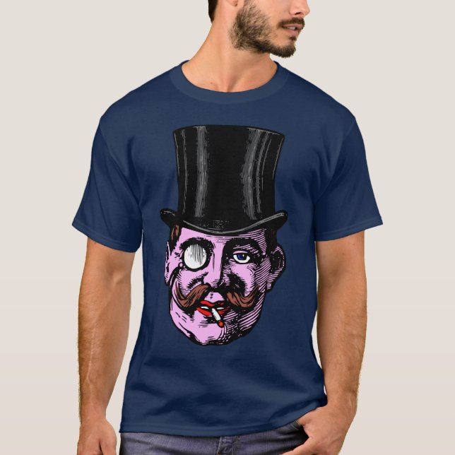 Vintager Top Hat Man (Vorderseite)
