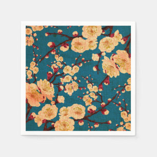 Vintager traditioneller japanisches Papier-Druck Serviette