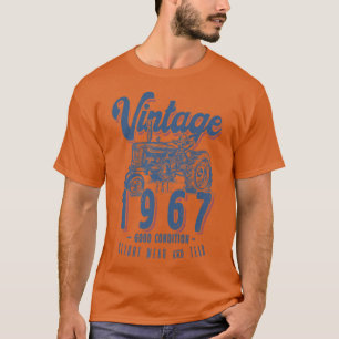 Vintager Traktor Bauer Geburtstag Geboren 1967 & E T-Shirt
