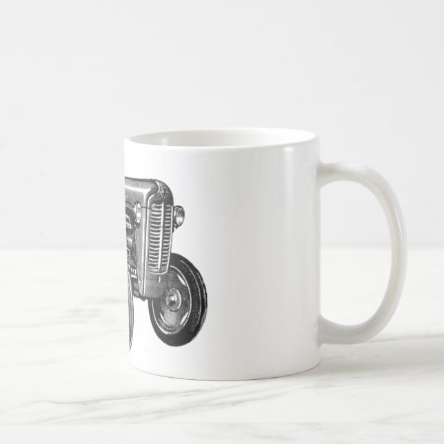 Vintager Traktor Kaffeetasse (Rechts)