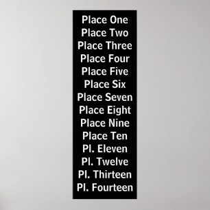 Vintager Transit Scroll Personalisiert Poster