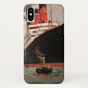 Vintager Transport, Kreuzfahrtschiff Schlepper Case-Mate iPhone Hülle