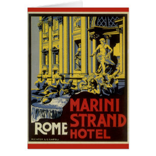 Vintager Trevi-Brunnen, Marini Strand Hotel, Rom