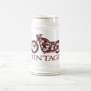 Vintager Triumph Bierglas