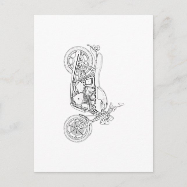 Vintager Triumph Postkarte (Vorderseite)