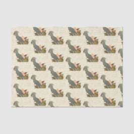 Vintager Tropenpapagei Seidenpapier