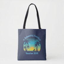 Vintager Tropical Beach Sommer Sonnenuntergang Pal