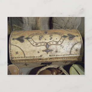 Vintager Trunk Postkarte