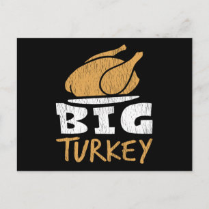 Vintager Türkei-Tag Familie Matching Erntedank Postkarte