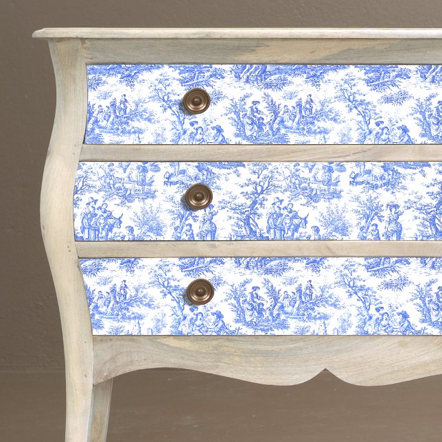 Vintager türkisblauer Joule Seidenpapier (Von Creator hochgeladen)