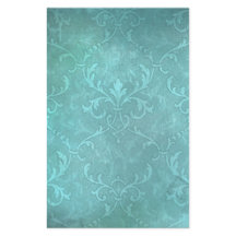 Vintager türkisfarbener Damast